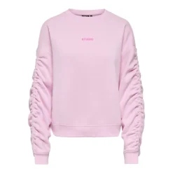 Sudaderas Only Onlsweat L S Ruched Crew Swt