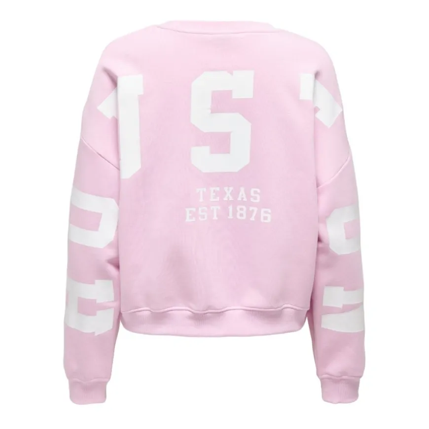 Sudaderas Only Onlsweat L S Back Sleeve Print Swt Noos