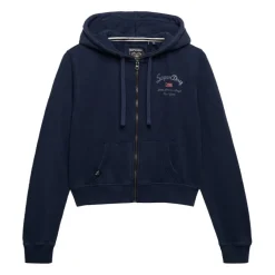 Sudaderas Superdry Ath Ess Relaxed Crop Ziphood