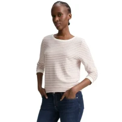 Sudaderas Tom tailor PromoFleece Striped Jacquard Sweatshirt