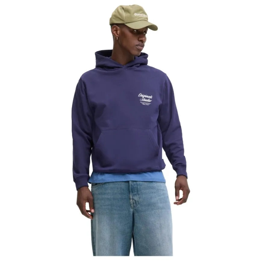 Sudaderas Jack & jones Jornorrebro Typo Back Sweat Hood Sn