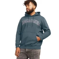 Sudaderas Jack & jones plus Jjecaleb Varsity Sweat Hood Noos Pls