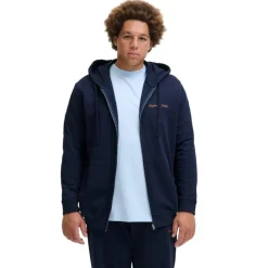Sudaderas Jack & jones plus Jornorrebro Emb Sweat Zip Hood Pls