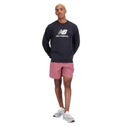 Sudaderas New balance Essentials Stacked Logo French Terry Crewneck