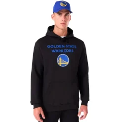 Sudaderas New era Nos Nba Regular Hoody Golden State Warriors Blk