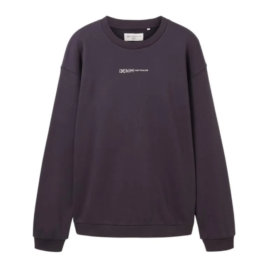 Sudaderas Tom tailor Crew Neck Sweater With Print