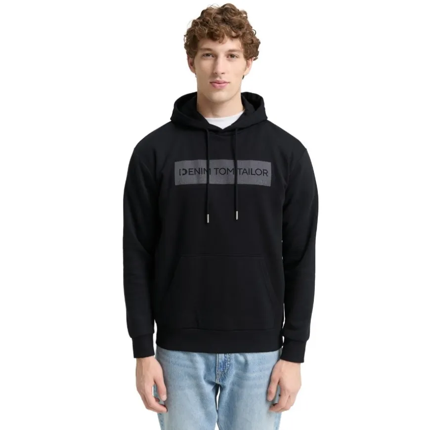 Sudaderas Tom tailor PromoFleece Printed Sweat Hoodie
