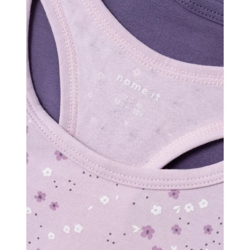 Sujetadores Name-it N.U. Nkfshort Top 2P Winsome Flower Noos