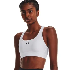 Sujetadores Under armour UA HG Armour Mid Padless-WHT
