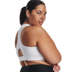 Sujetadores Under armour UA HG Armour Mid Padless-WHT