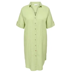 Vestidos Carmakoma Carcoco Ss Blk Shirt Dress Wvn