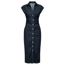 Vestidos Only Onlbabe Capsleeve Midi Dress Dnm Rinse