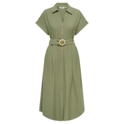 Vestidos Only Onljakiri Linen Ss Midi Dress Noos Wvn