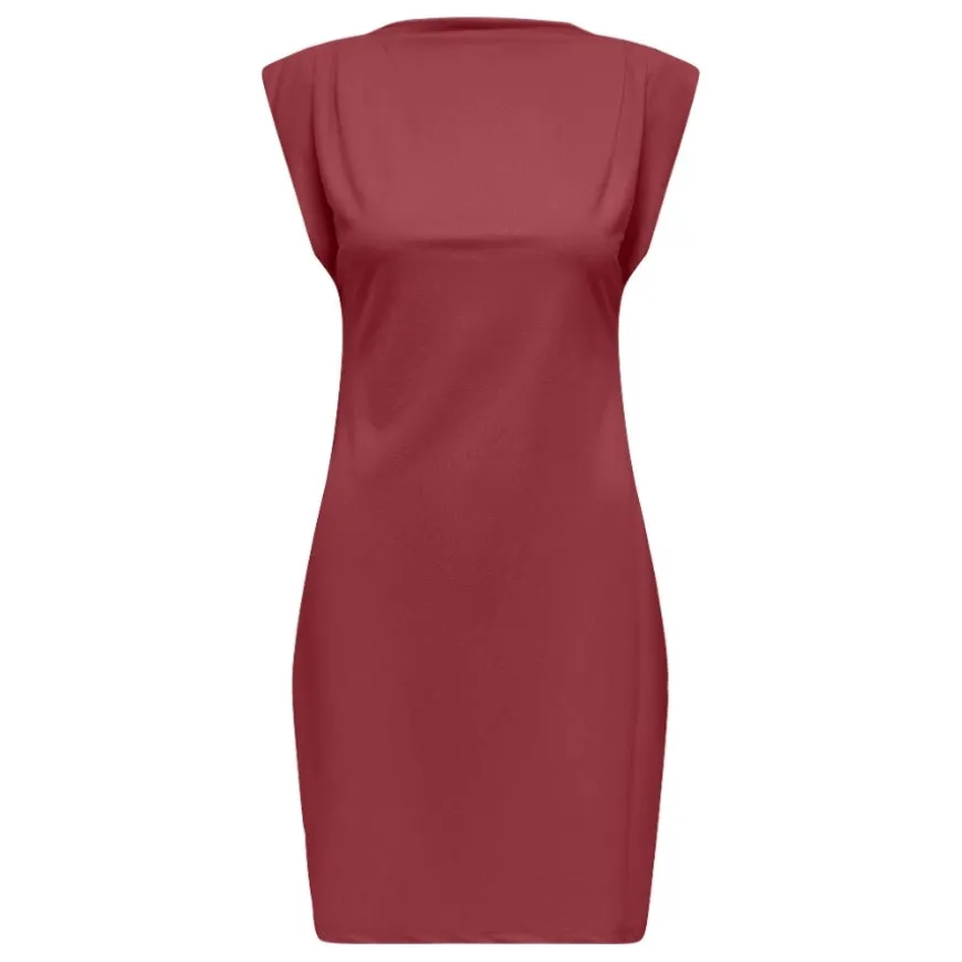 Vestidos Only Onljany Ss Turn-Up Sleeves Dress Pri Jrs