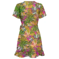 Vestidos Only Onlnova Life Vis Marlie Wrap Dress Aop