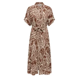 Vestidos Only Onlsafa S S Long Belt Dress Wvn Ex
