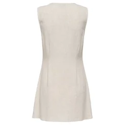 Vestidos Only Onlsiesta Lin Bl Sl Short Dress Pnt Noos