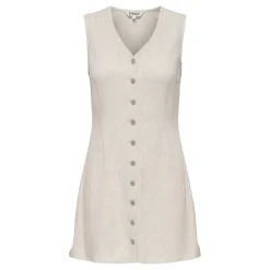 Vestidos Only Onlsiesta Lin Bl Sl Short Dress Pnt Noos