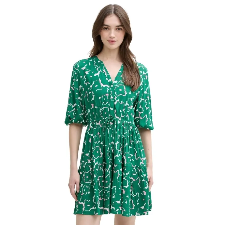 Vestidos Tom tailor Mini Dress With Balloon Sleeve
