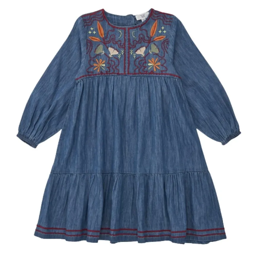Vestidos Zippy LS Dress Denim