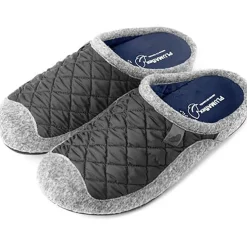 Zapatillas de casa Roal Descalza Puntera Cuadro Acolchado