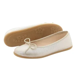 Zapatos B&w Ballerinas Gold Luna