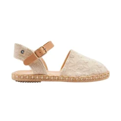 Zapatos Conguitos FLORES HILO BEIGE